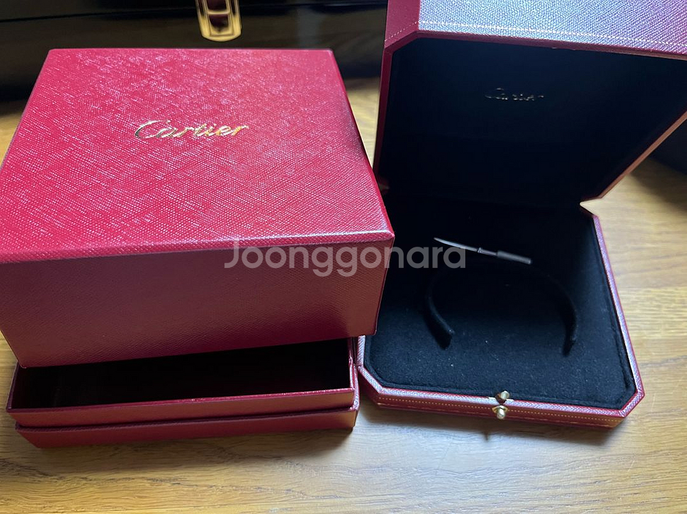 까르띠에 러브 팔찌 로즈골드 다이아--5