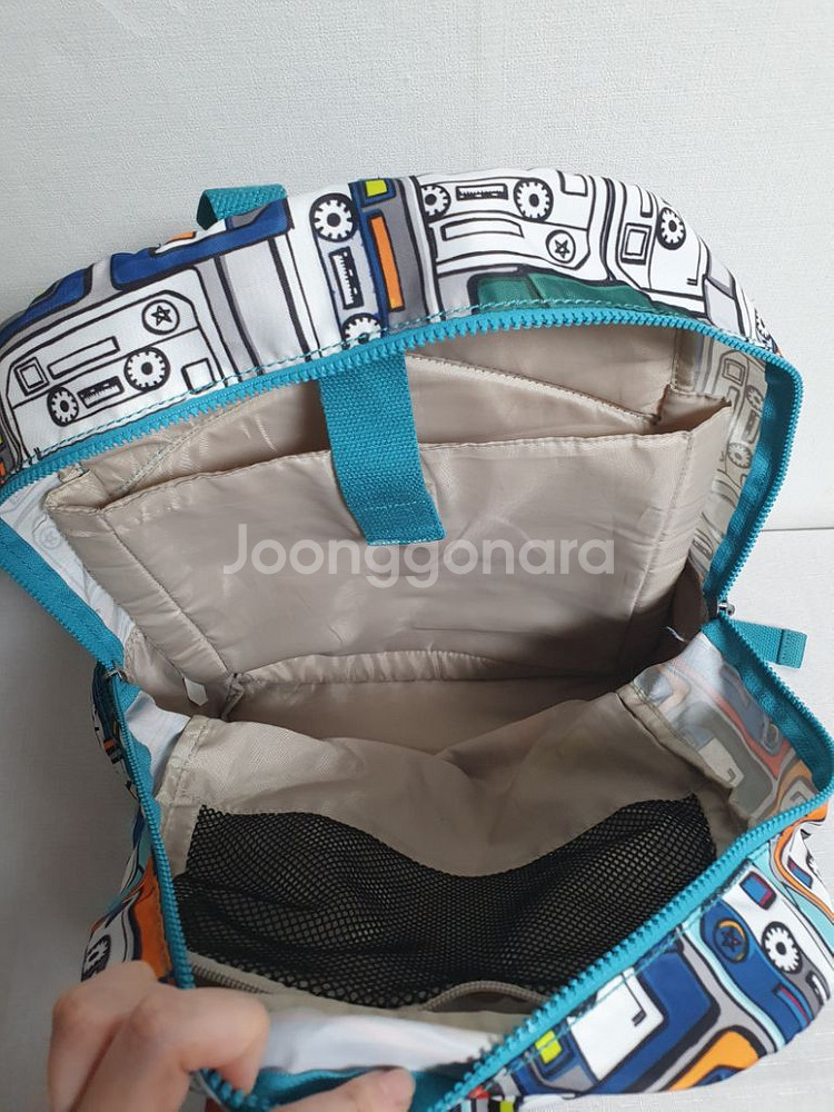 무료배송 키플링 백팩 레트로 믹스테이프 롤 가방--6