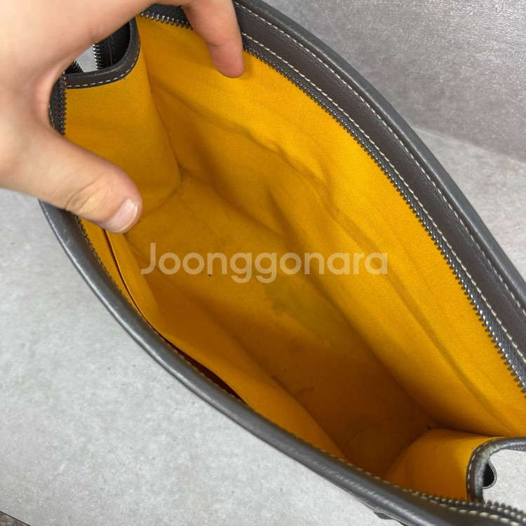 [GM사이즈]고야드 쥬방스 그레이 컬러 토일렛백--3