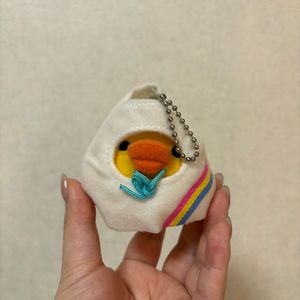고전 테루테루 키이로이토리 키링 인형