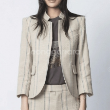 쟈딕앤볼테르 패턴 린넨 자켓 34 사이즈 정품