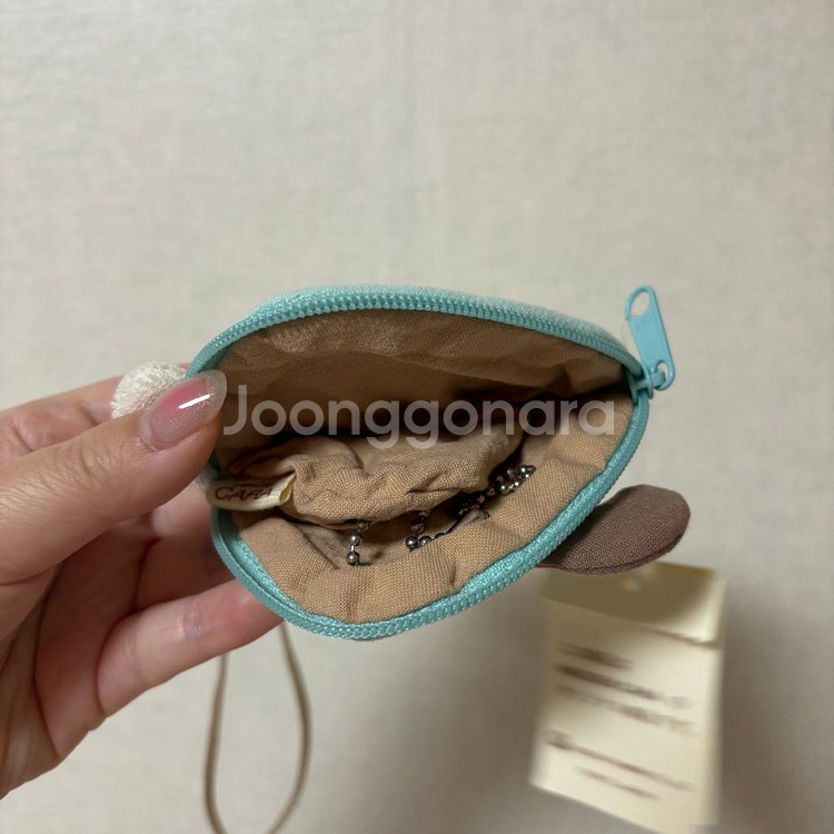 일본 빈티지 고양이 파우치 키링 인형--4