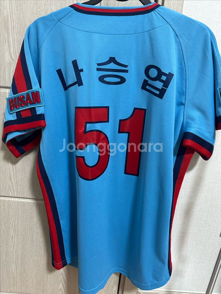 롯데 자이언츠 챔피언 원정 유니폼 L--1