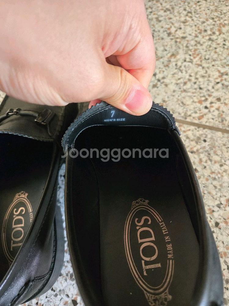 토즈(TODS) 남성 로퍼 (사이즈 7)--3