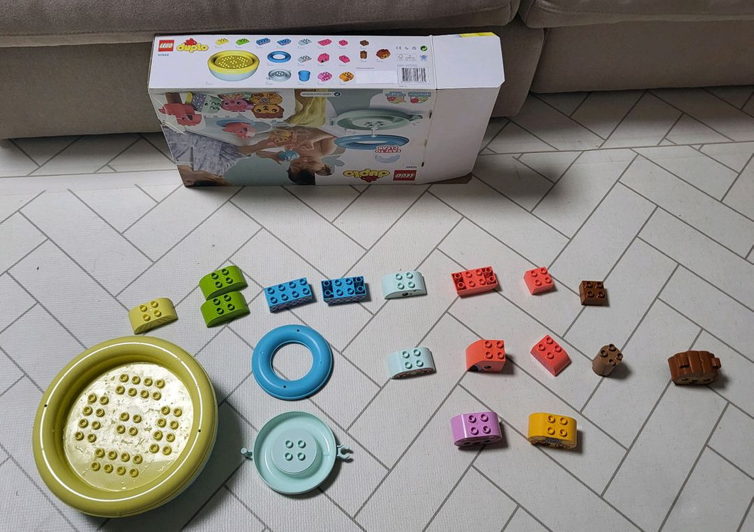 레고 듀플로 목욕놀이 동물 친구들 이미지