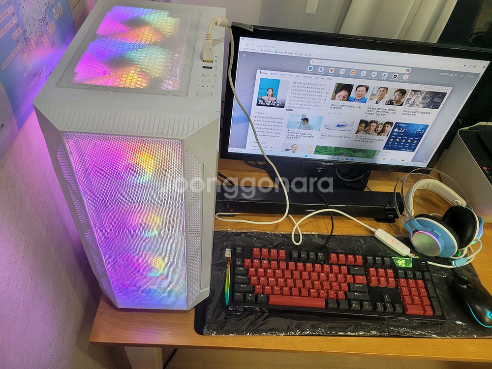 고사양 컴퓨터 풀셋트 새상품(라이젠5 5600 RTX)--5