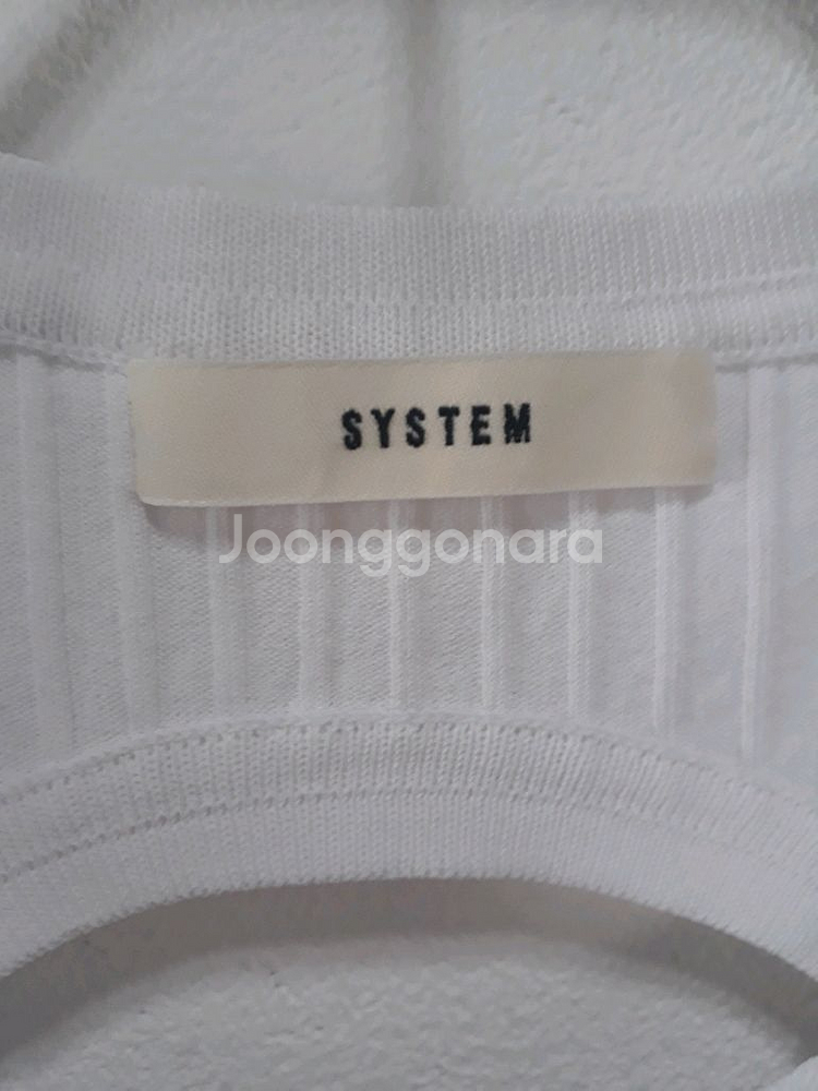 SYSTEM 시스템 민소매 티셔츠--2