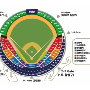 13일 두산vs키움 1루 네이비 308구역 2연석 양도