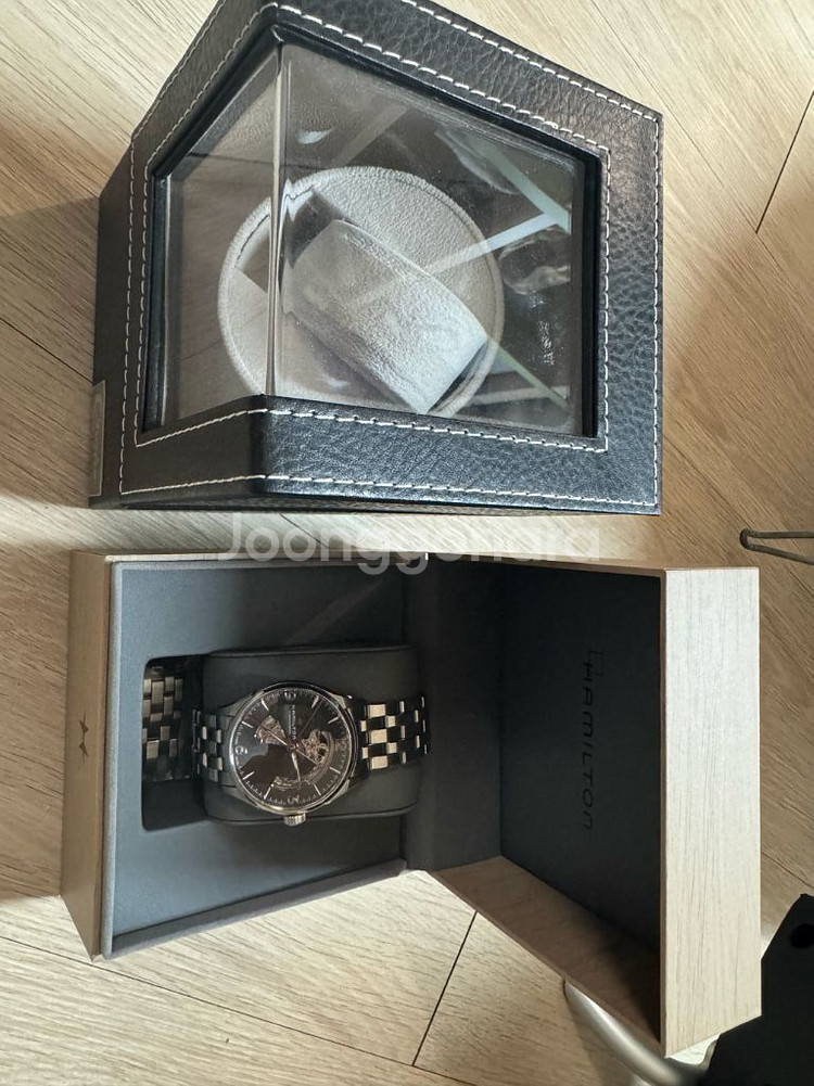 해밀턴 재즈마스터 오픈하트42mm--2