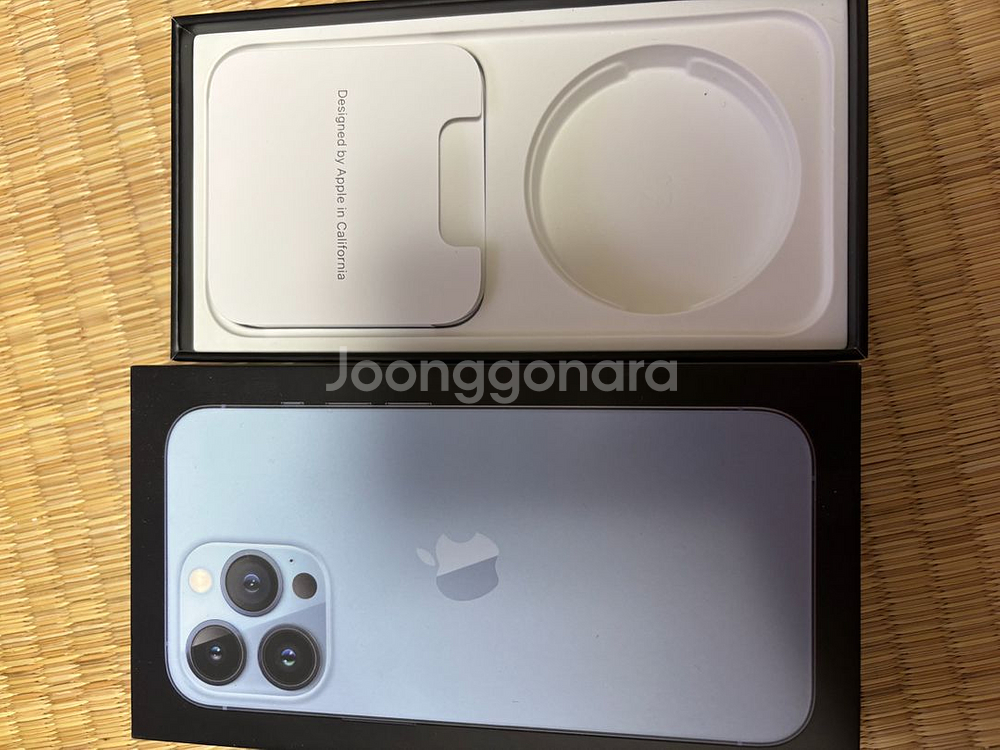 아이폰 13pro 256기가 시애라블루--4