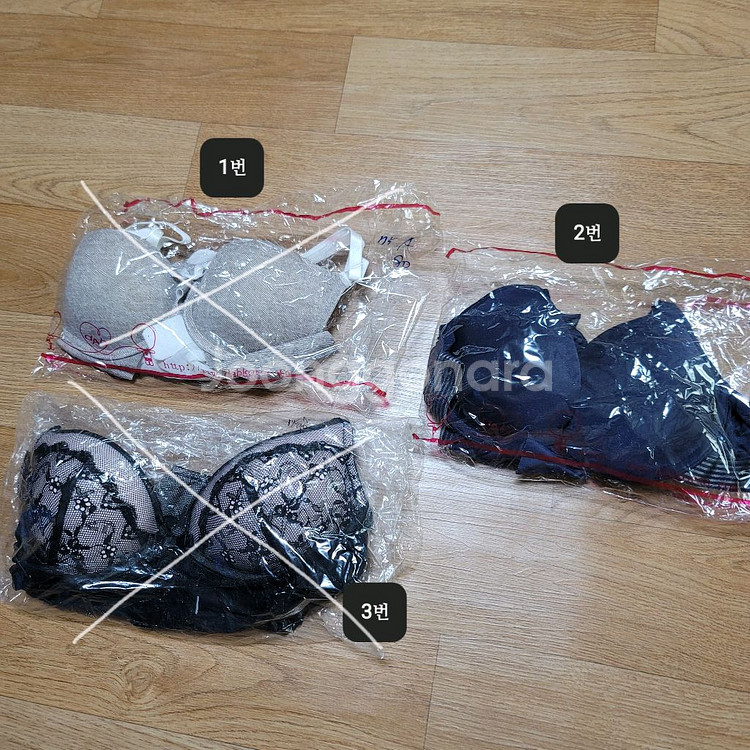새상품 여성 속옷 세트 75a브라 + 90팬티 언더웨어--0