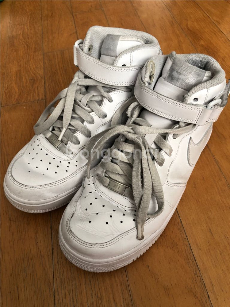 나이키 에어포스1 07 트리플화이트 올백 미드 250--0