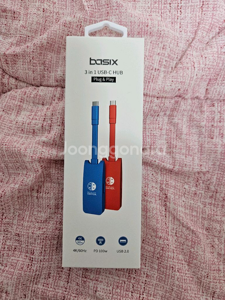 basix USB-C 허브 젠더 팝니다--0