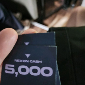 넥슨캐시 5000 3장
