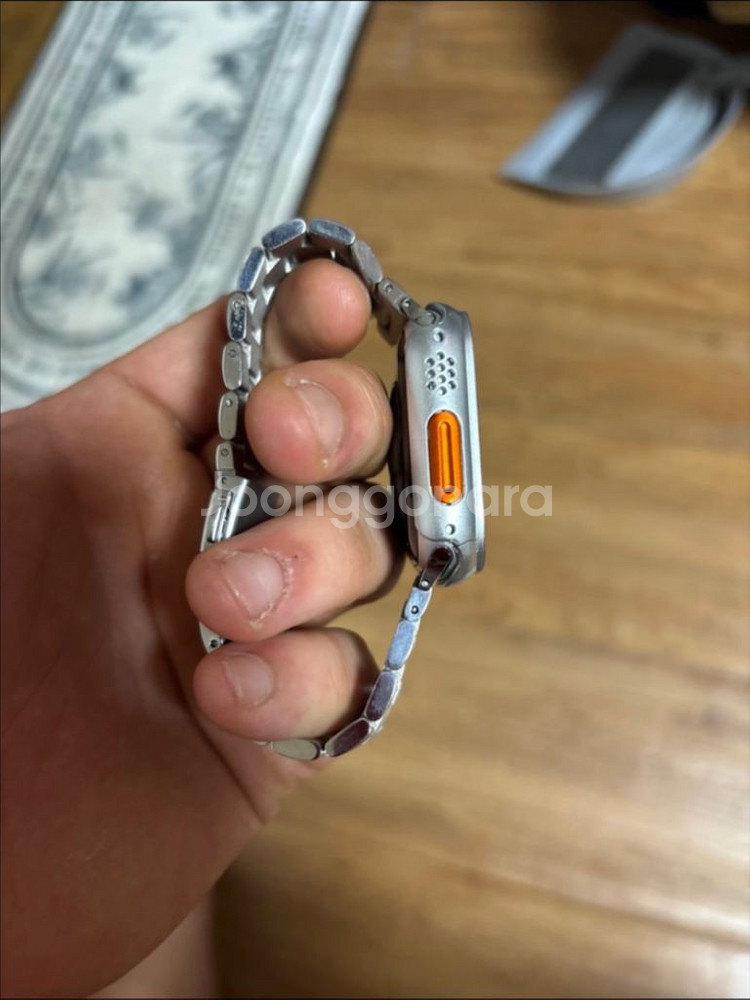 애플워치 se1 실버 44mm 메탈밴드--2