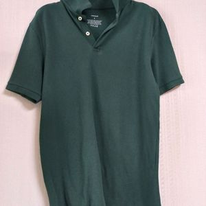 면 피케 카라 반팔 티셔츠