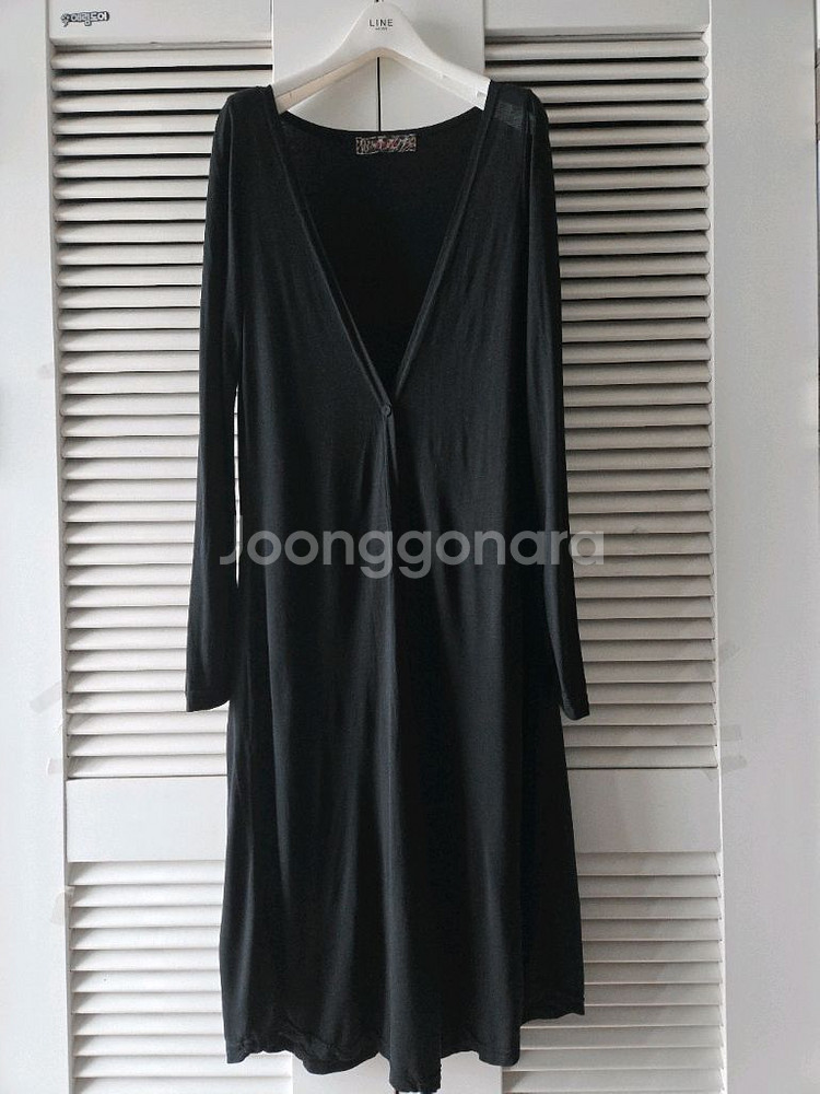 봄/여름 찰랑 롱가디건(양쪽 밑단 트임o)블랙--0