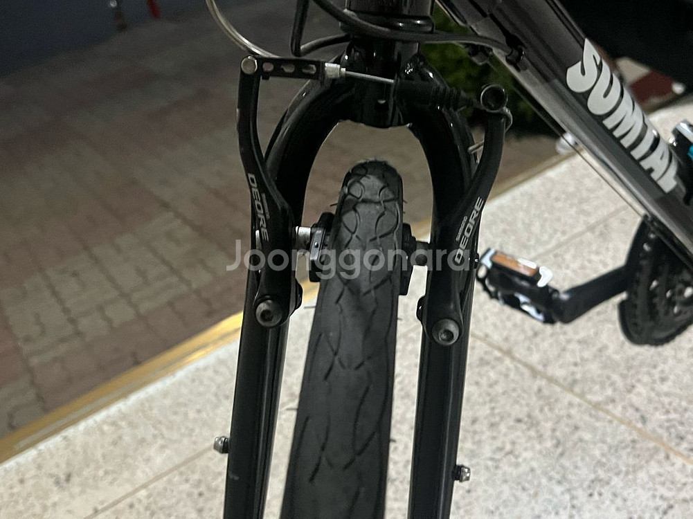 상태 a급) 알톤 썸탈 하이브리드 자전거--6