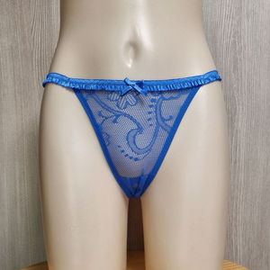 국산 티팬티 블루 프리