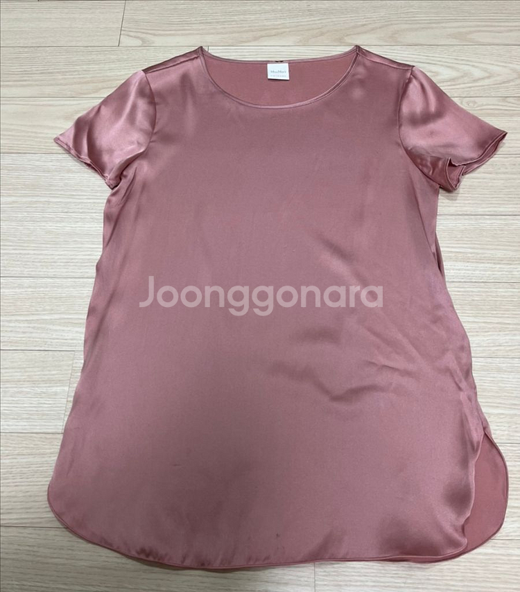 막스마라 레져 실크 탑--0