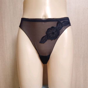 네이비 망사 시스루 티팬티