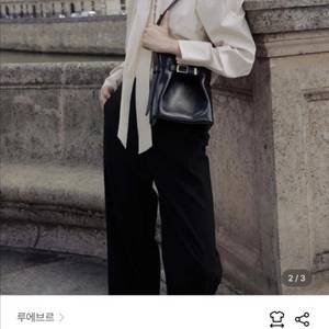 루에브르 타이 블라우스