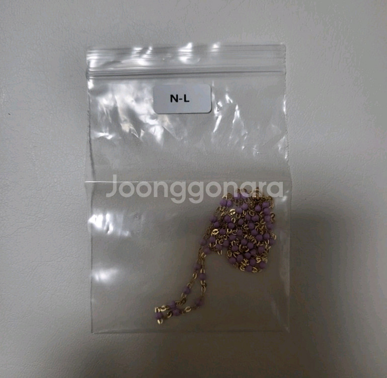 소윰주얼리 14k 레진 롱목걸이--3