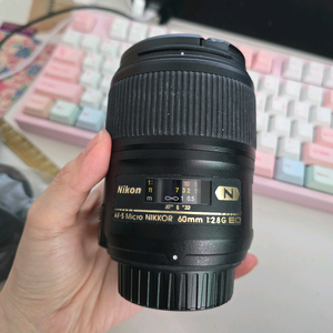 니콘 AF-S 60mm F2.8G 렌즈