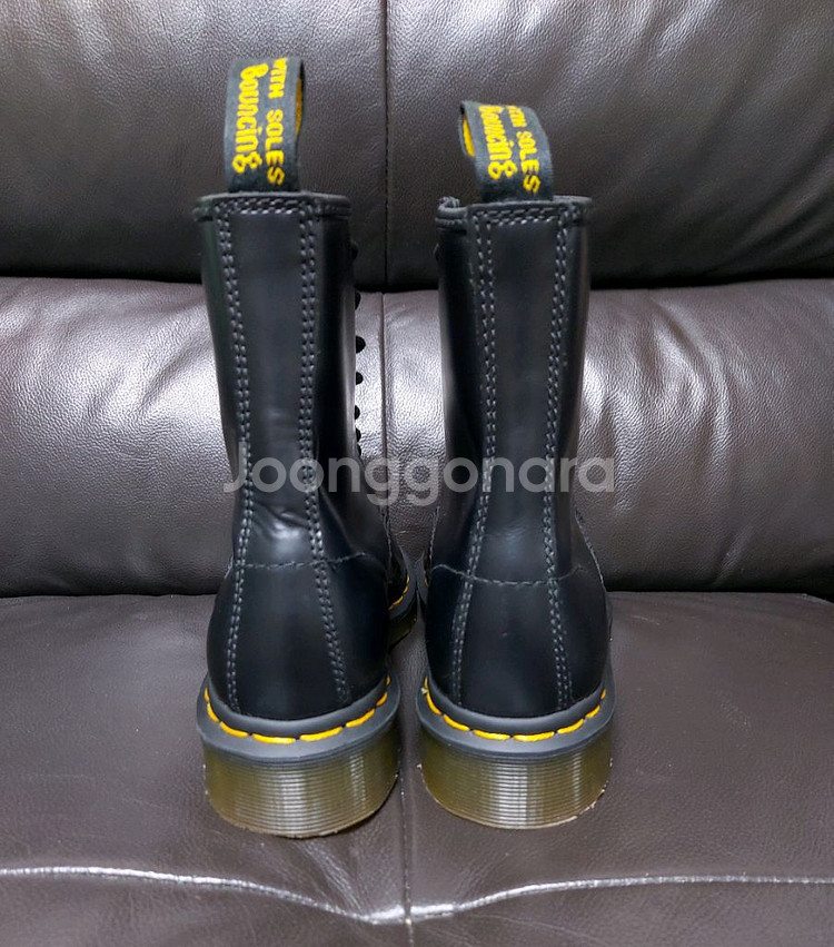 닥터마틴 1460W 8홀 스무스 블랙(UK4)230mm--4