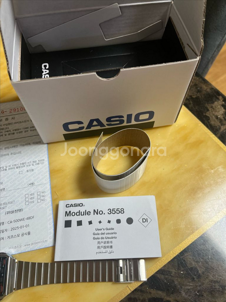 카시오디지털 손목시계 ca 500we 4bdf--2