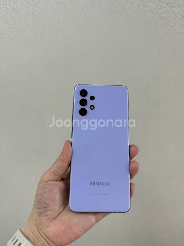 (부산중고폰)갤럭시A32 바이올렛 64기가 판매해요--1