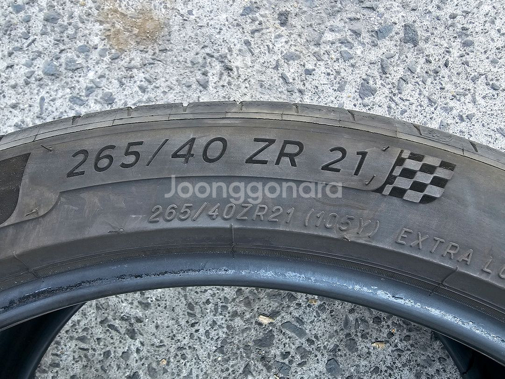 미쉐린 265 40 21 중고타이어 팔아요--3