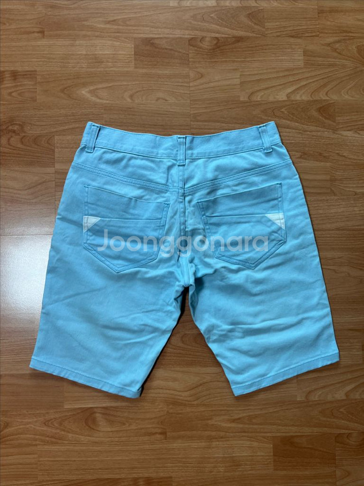 남자 하늘색 반바지 29인치 74 남성쇼츠 동성로보세--3