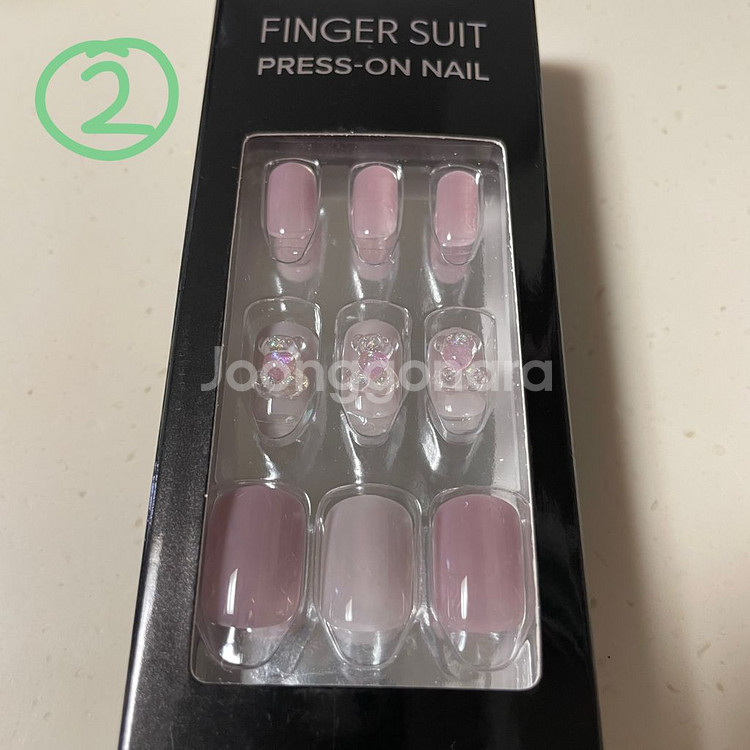 핑거수트 베어 네일팁, 네일팁스티커, 네일팁리무버--1