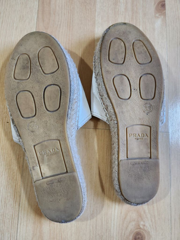프라다 에스파듀류 뮬슬리퍼--6