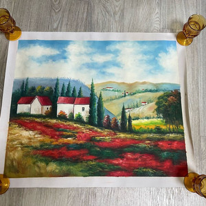 풍경 유화 그림