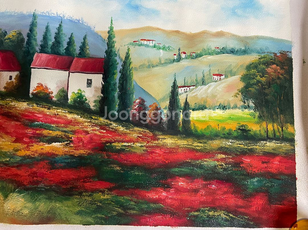 풍경 유화 그림--3