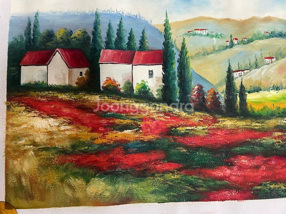 풍경 유화 그림--4