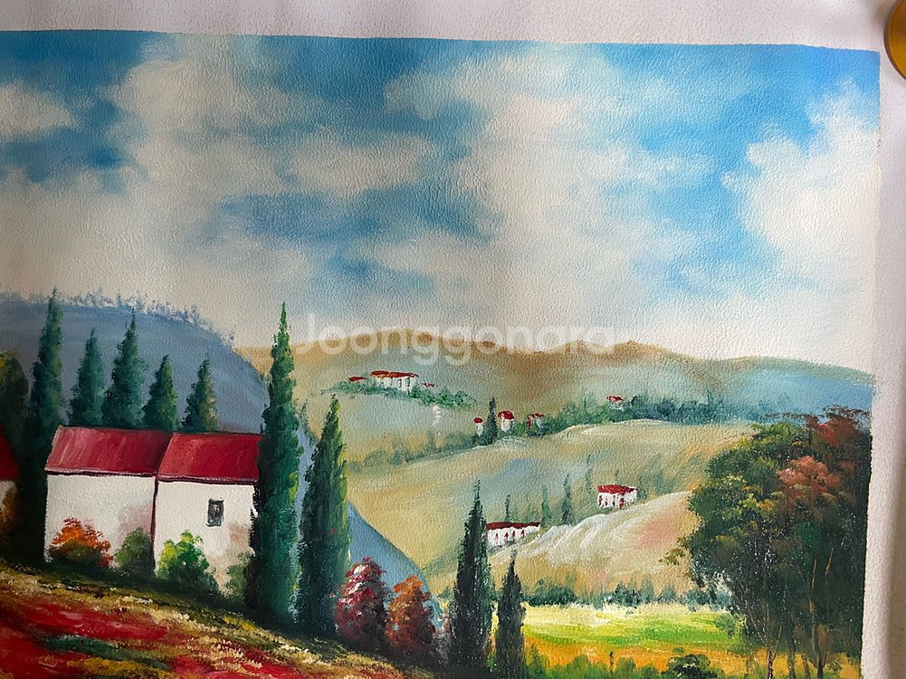 풍경 유화 그림--5