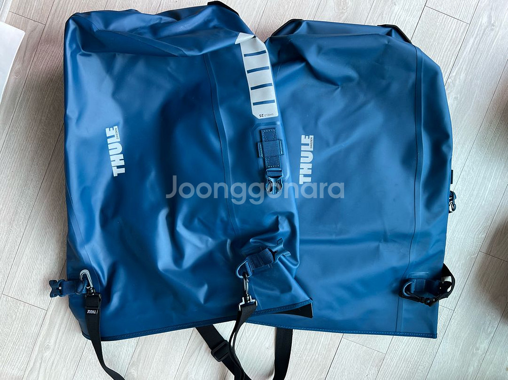 툴레 쉴드 패니어 25L 블루 색상 1쌍--0