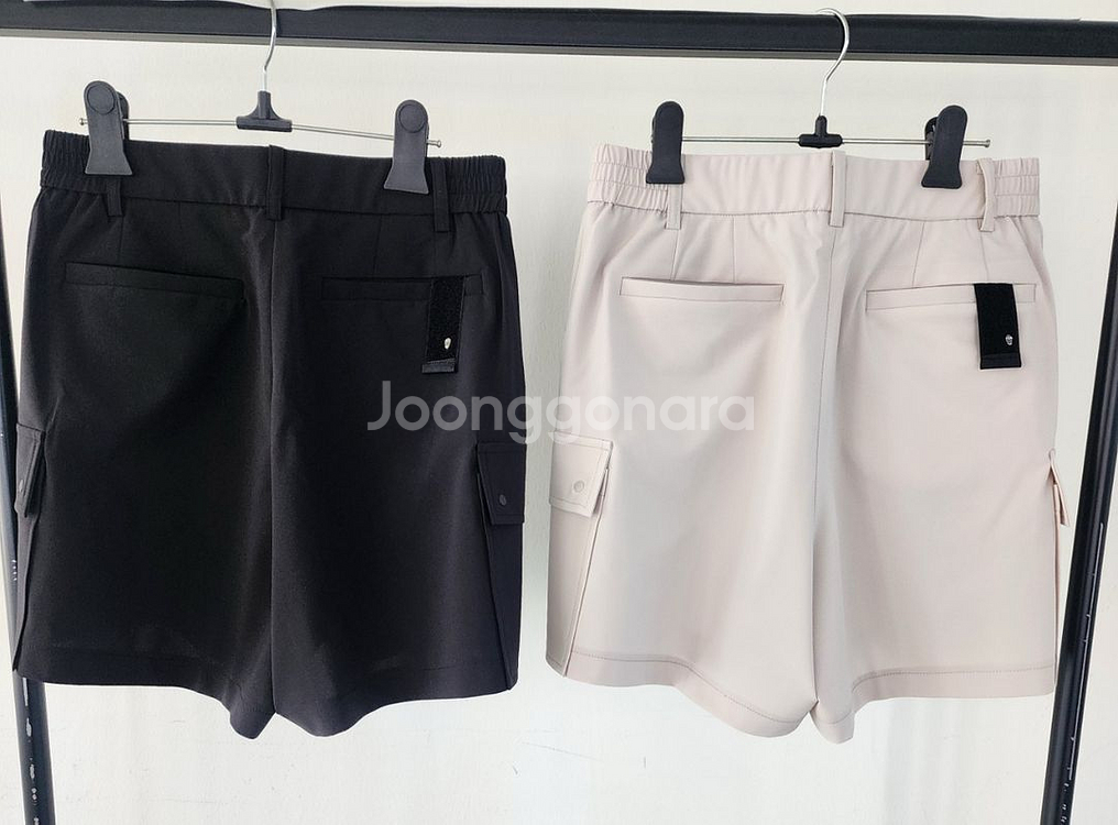 어메이징크리 골프 여성 글러브 홀더 카고 숏 팬츠--1