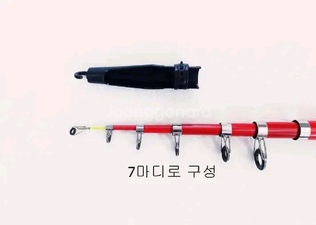 루어낚시대2대+원투대3.4m2대+릴4대+릴줄--4