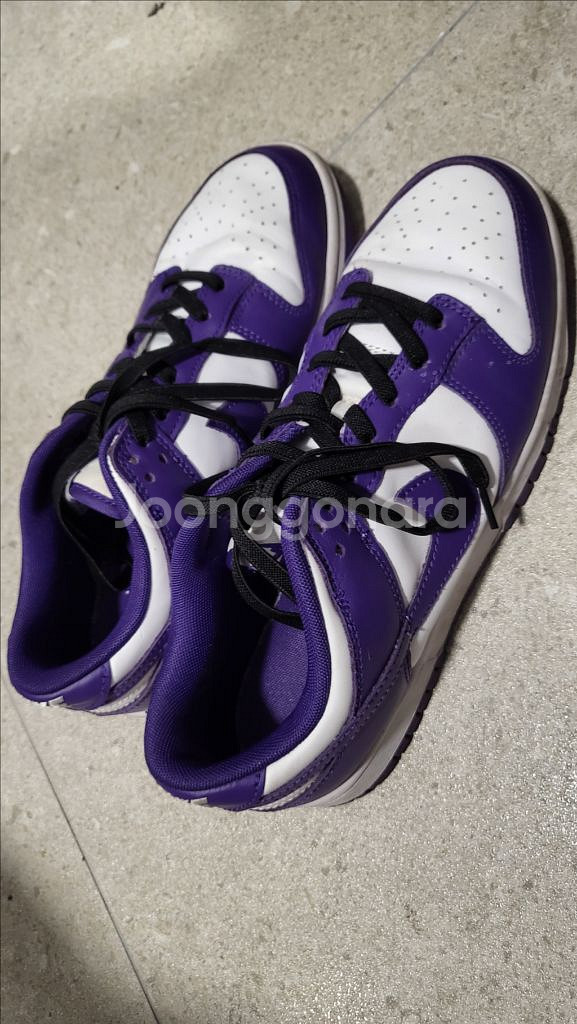 나이키 덩크 로우 코트퍼플 250--0