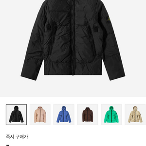 급매) 21fw스톤아일랜드 크링클랩스 패딩 블랙 L