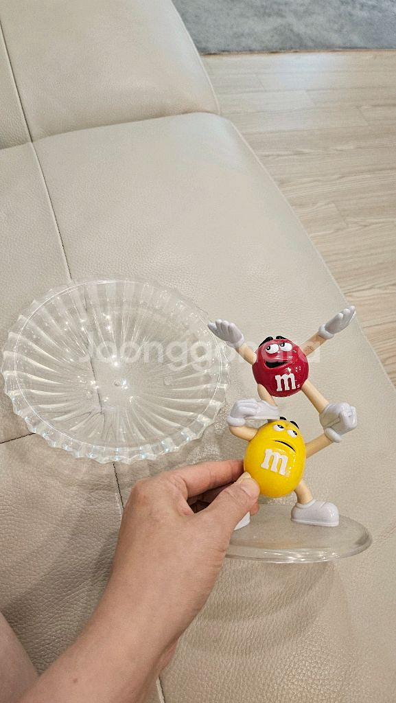 빈티지 엠앤엠 캔디접시--1