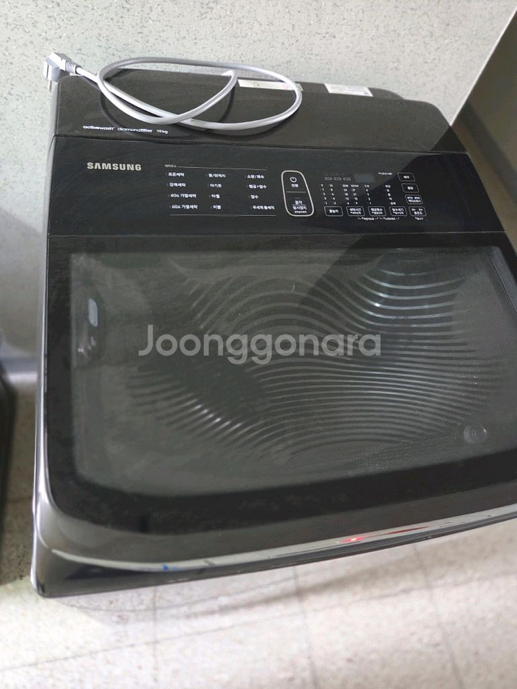 삼성 액티브워시 세탁기 19kg--1
