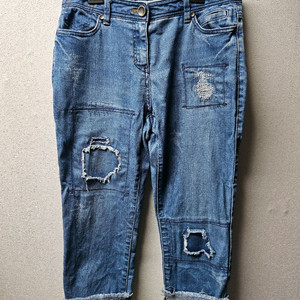 미샤 7 부 데님 청 바지 73