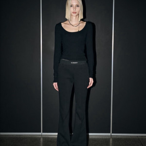 보헴서 자카드 밴딩 팬츠 m사이즈