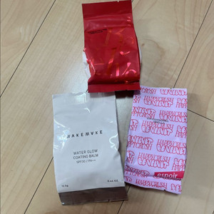 쿠션 리필 새상품(에스쁘아 비벨벳, 웨이크메이크 코팅밤