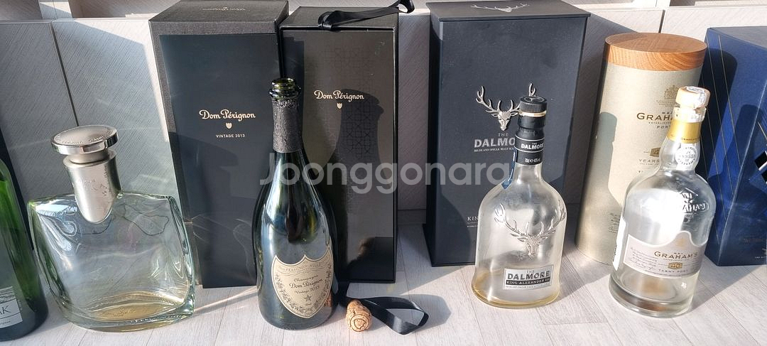 인테리어 영화 드라마 소품 장식 양주 샴페인 공병 빈병--3